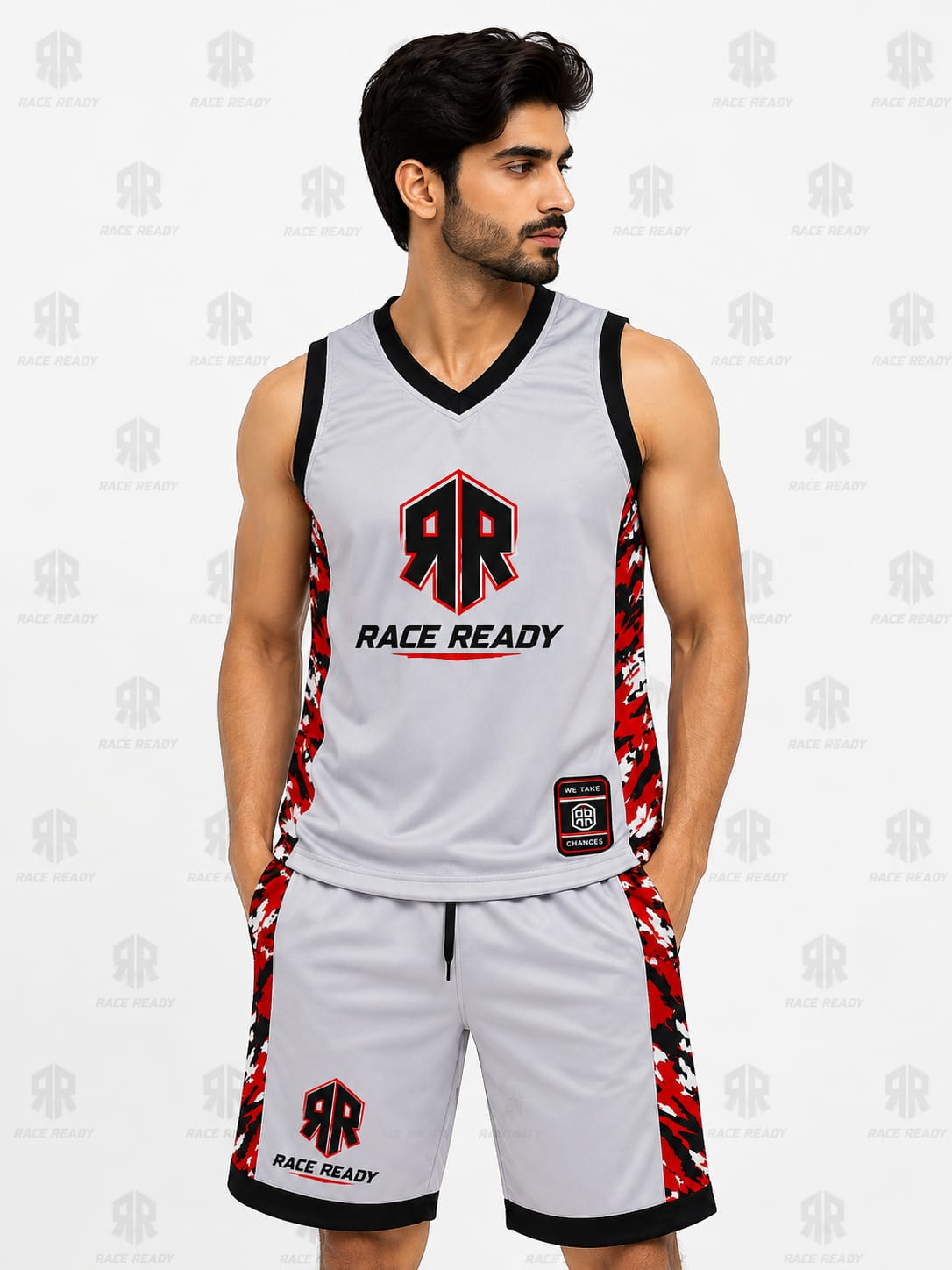 Custom Basketball Uniform Set Jersey and Shorts